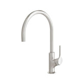 Phoenix Vivid Slimline Oval 220mm Gooseneck Sink Mixer Brushed Nickel